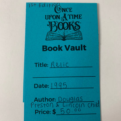 Relic - Douglas Preston and Lincoln Child - 1st Edition - 1995