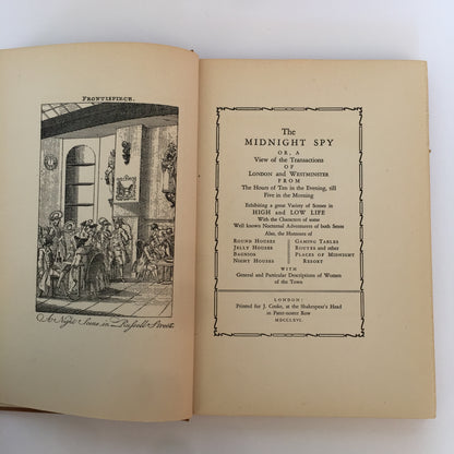 The Midnight Spy 1756-1929  - 1929