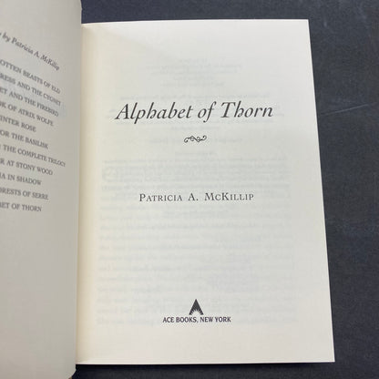 Alphabet of Thorn - Patricia A. McKillip - 1st Edition - 2004