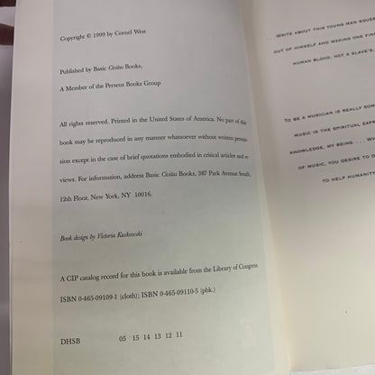 The Cornel West Reader - Cornel West - Signed - 1999
