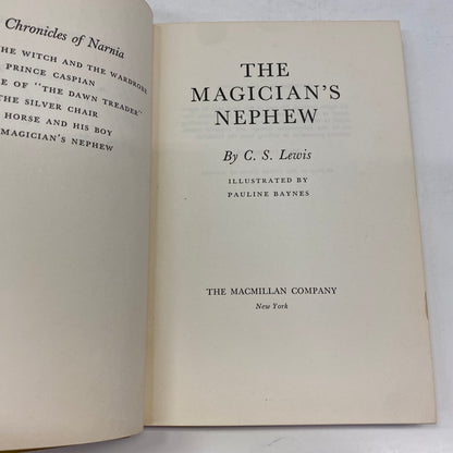 The Magician’s Nephew - C.S. Lewis - 9th Print - 1st American Edition - 1966