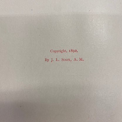 Bible Studies for the Home - Rev. J.L. Sooy - 1892