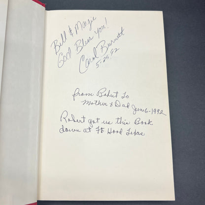 One More Time - Carol Burnett - Signed - 1st Edition - 1986