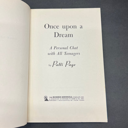 Once Upon a Dream - Patti Page - 1st Edition - 1960