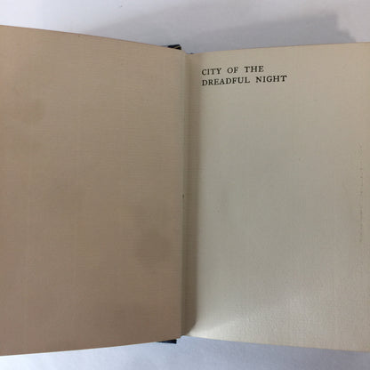 The City of Dreadful Night - Rudyard Kipling - 1899