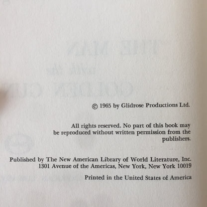 The Man with the Golden Gun - Ian Fleming - Book Club Edition - 1965