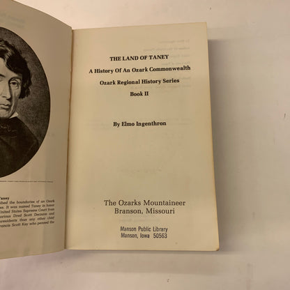 The Land of Taney - Elmo Ingenthron - 2nd Print Revised - 1983