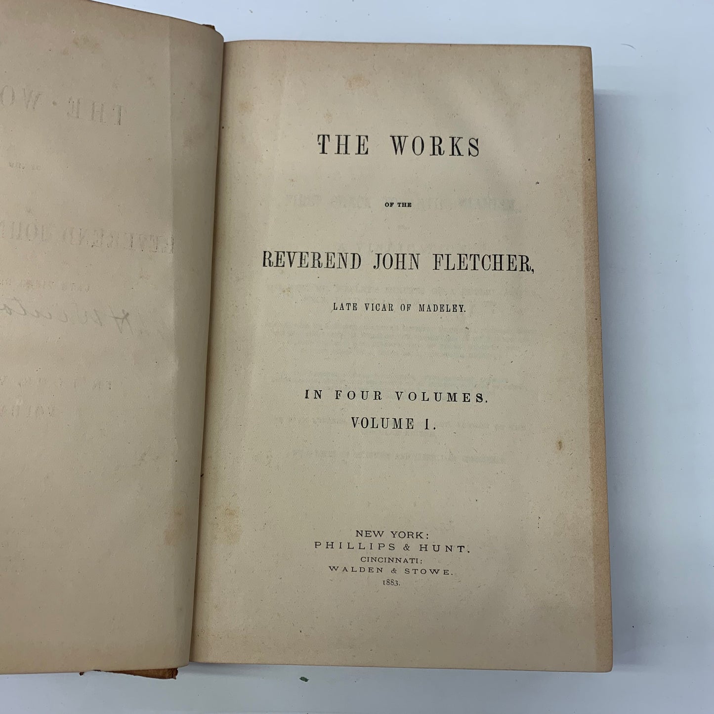 The Works of Reverend John Fletcher - John Fletcher - 4 Vols. - 1883