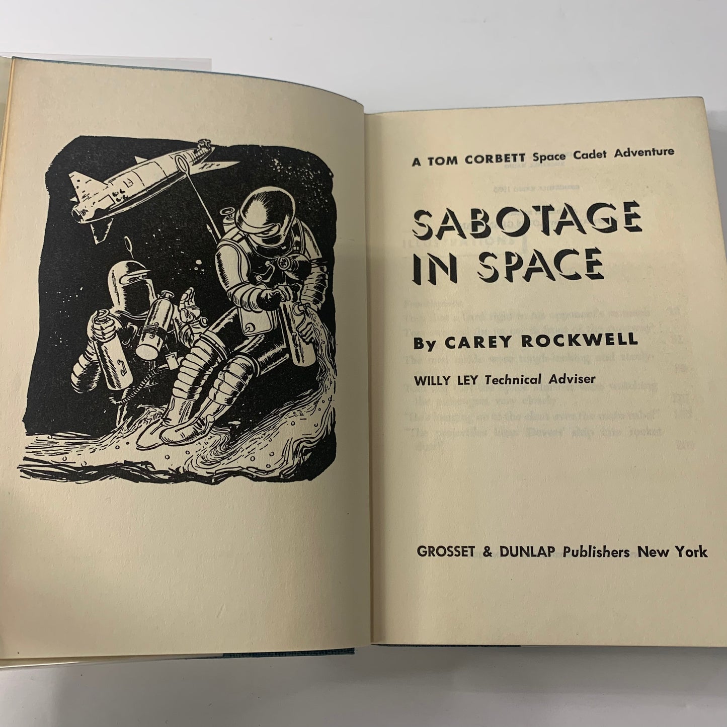 Sabotage in Space - Carey Rockwell - 1st Edition - 1955