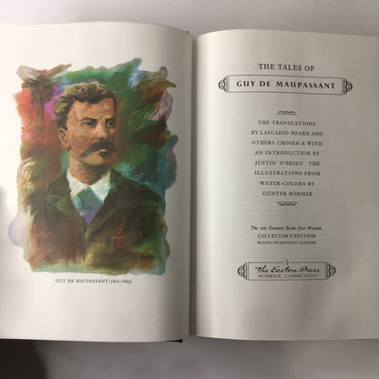 The Tales of Guy de Maupassant - Guy de Maupassant - Easton Press - Collectors Edition - 1977