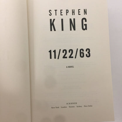 11/22/63 - Stephen King - 1st Edition - 2011