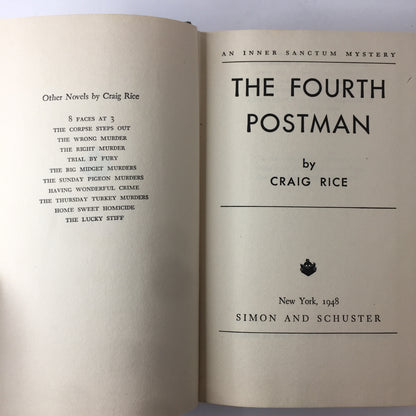 The Fourth Postman - Craig Rice - 1948