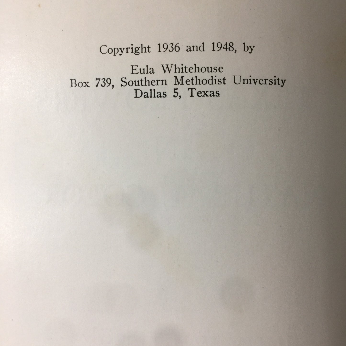 Texas Flowers in Natural Colors - Eula Whitehouse - 2nd Edition - 1948