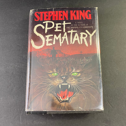 Pet Sematary - Stephen King - Book Club Edition - 1983