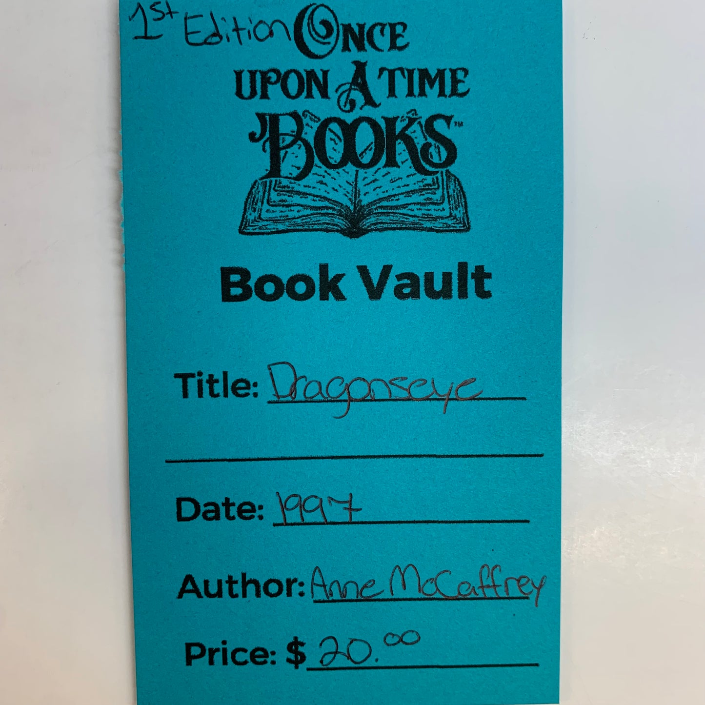 Dragonseye - Anne McCaffrey - 1st Edition - 1997