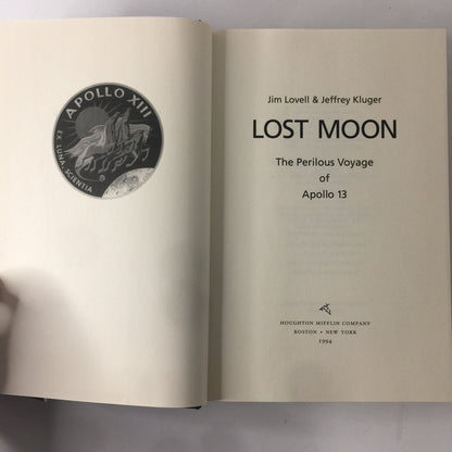 Lost Moon - Jim Lovell and Jeffrey Kluger - 1st Edition - 1994