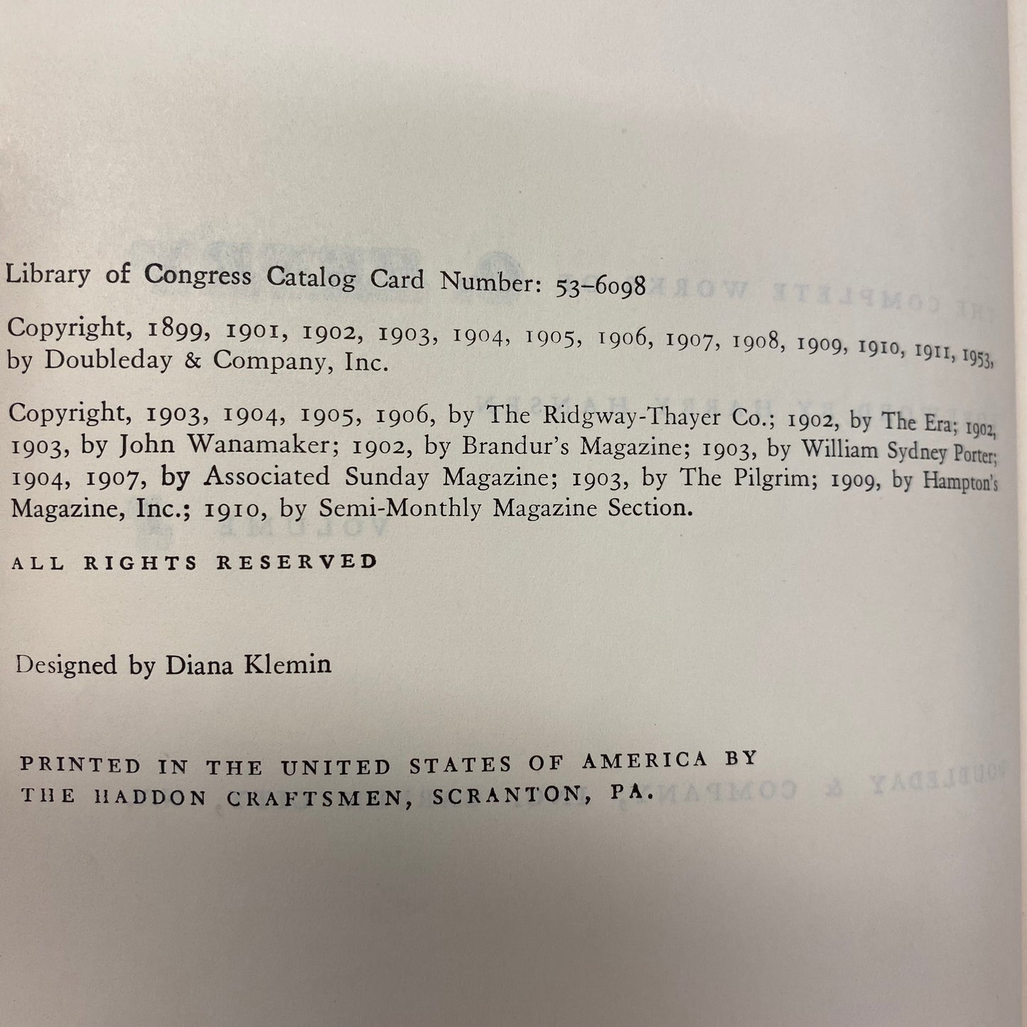 The Complete Works of O. Henry - O. Henry - 1953