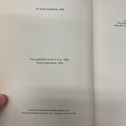 The Racing Driver - Denis Jenkinson - 1st Edition - 2nd Print - 1959