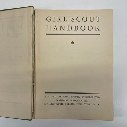 Girl Scout Handbook - Girl Scouts, Inc. - First Thus - 1933