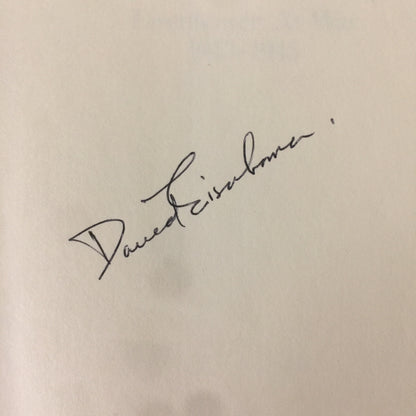 Eisenhower at War 1943-1945 - David Eisenhower - 4th Printing - Signed - 1986