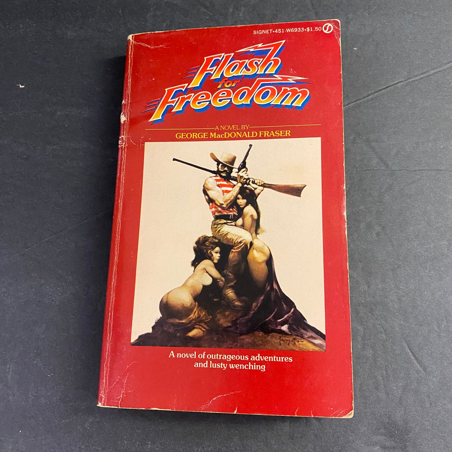 Flash for Freedom - George MacDonald Fraser - Frazetta Cover - 1973