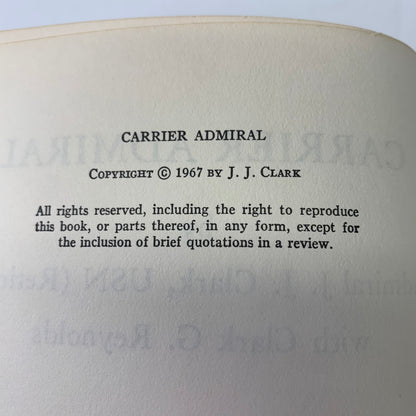 Carrier Admiral - Admiral J. J. Clark - 1967