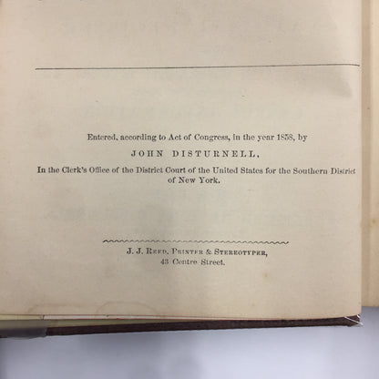 Disturnell's New York State Register - John Disturnell - 1858