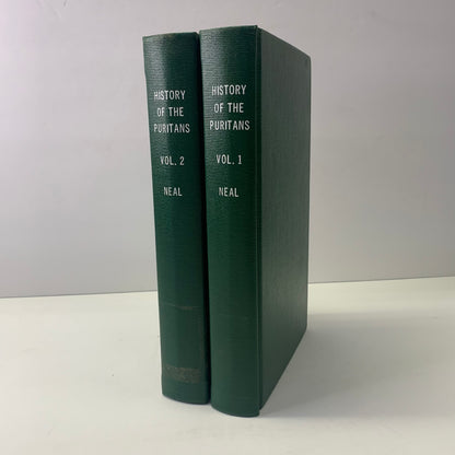 The History of the Puritans - Daniel Neal - 2 Vols. - Rebound - 1858