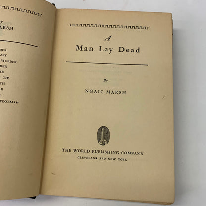 A Man Lay Dead - Ngaio Marsh - 1st Thus - 1942