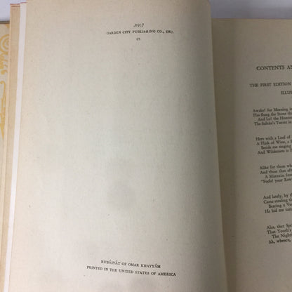 Rubáiyát of Omar Khayyám - Edward Fitzgerald - 1937