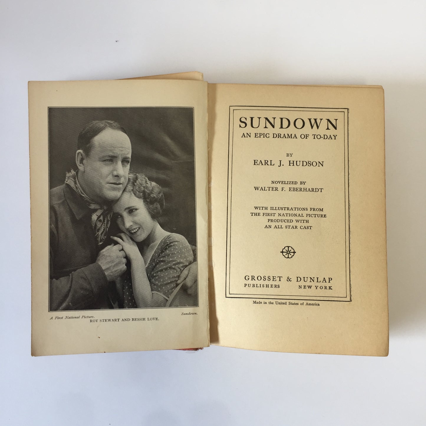 Sundown - Earl Hudson / Walter Eberhardt - Photoplay - 1924