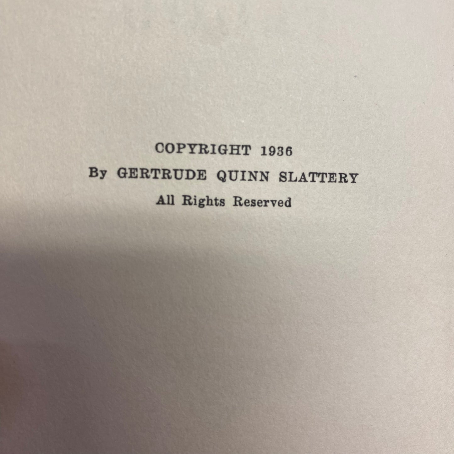 Johnstown and It’s Flood - Gertrude Quinn Slattery - Signed - 1936