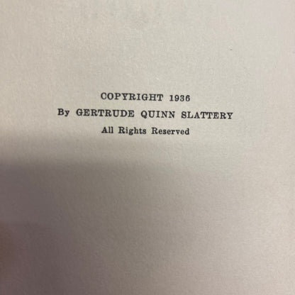 Johnstown and It’s Flood - Gertrude Quinn Slattery - Signed - 1936