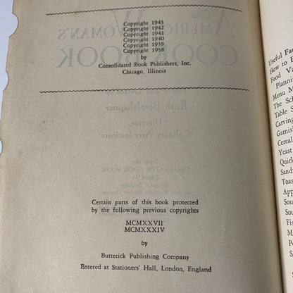 The American Women’s Cook Book - Ruth Berolzheimer - 1943