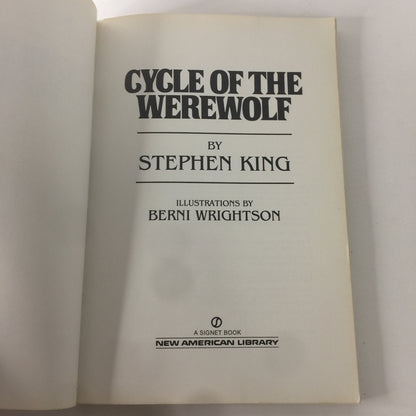 Cycle of the Werewolf - Stephen King - 1st Thus - 1985