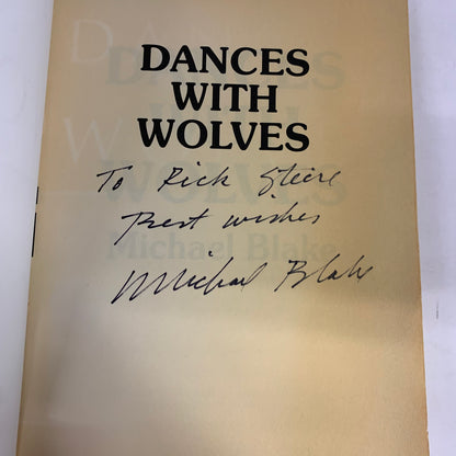 Dances with Wolves - Michael Blake - Signed - 3rd Print - 1997