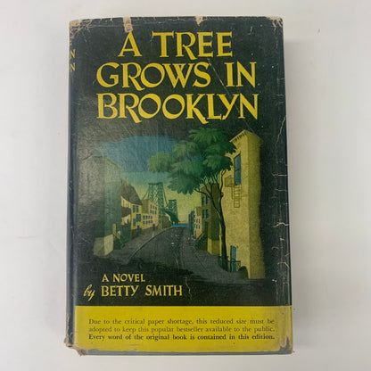 A Tree Grows in Brooklyn - Betty Smith - 24th Print - War Time Edition - 1943