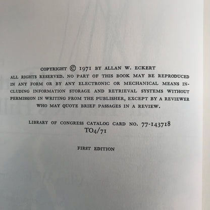 Incident at Hawks Hill - Allan W. Eckert - 1st Edition - 1971