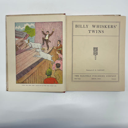 Billy Whiskers Twins - Illustrated by N. M. Pairpoint - Crica 1820s