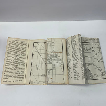 Map of Las Vegas and Vicinity, Nevada - Various - C. 1965