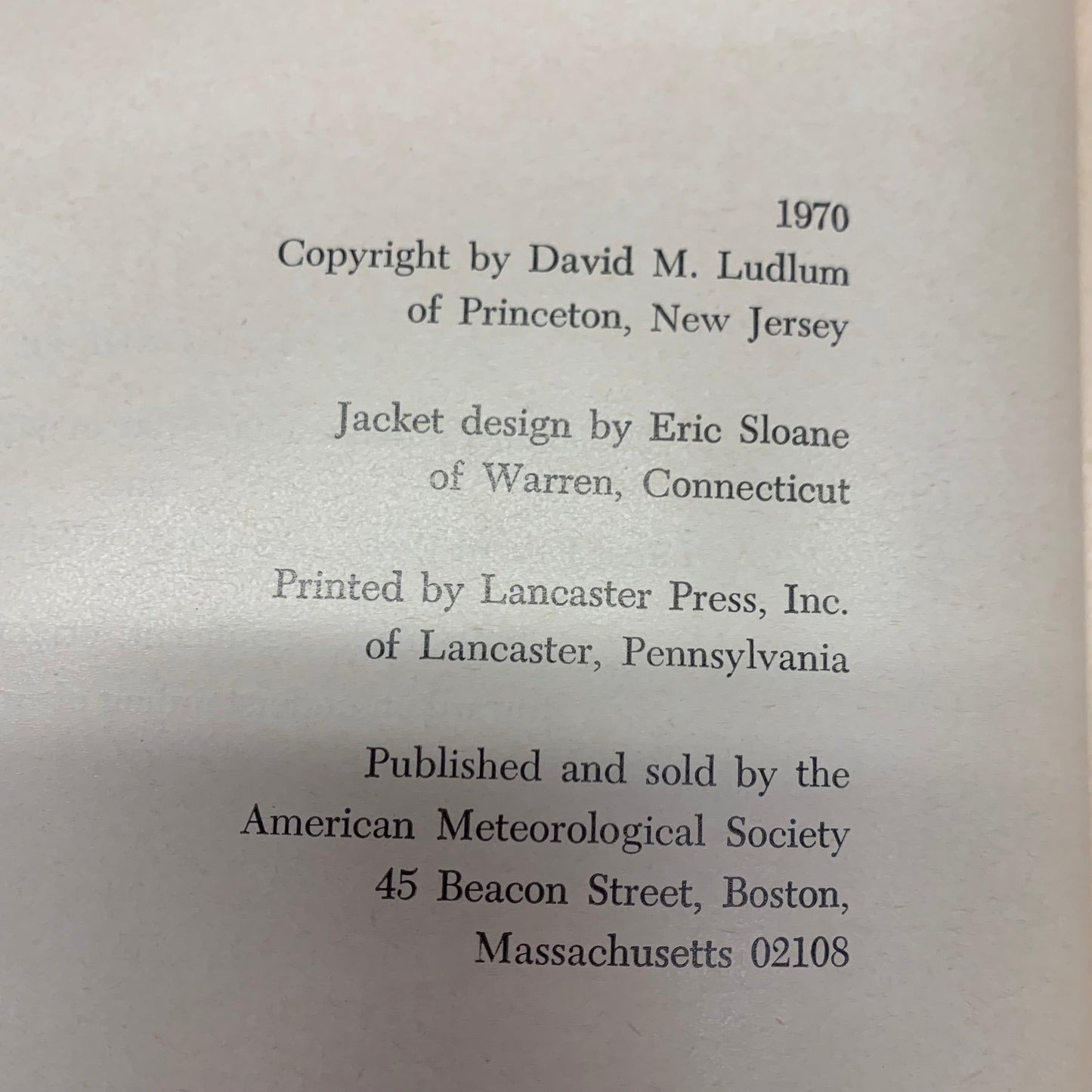 Early American Tornados - David M. Ludlum - 1970