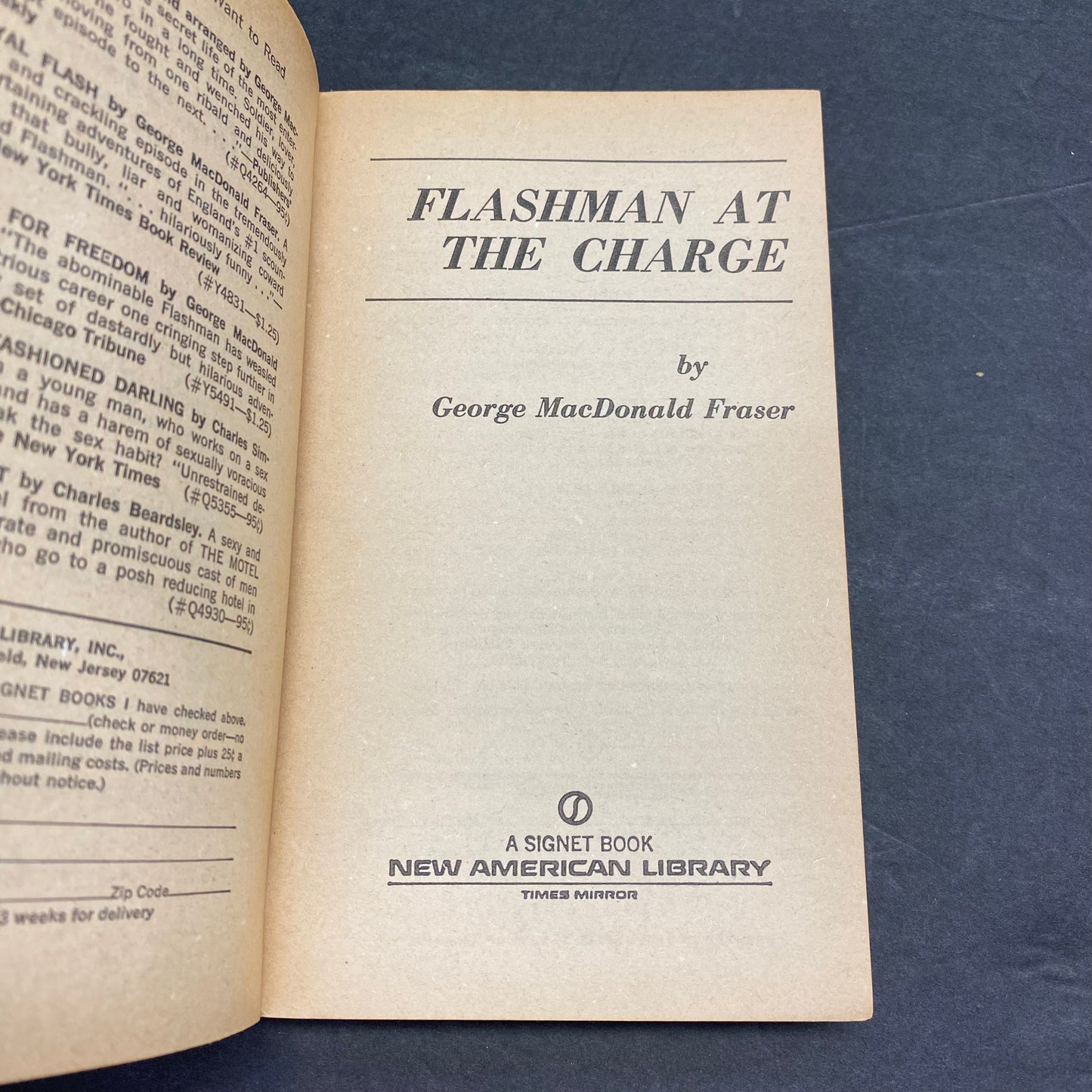 Flashman at The Charge - George MacDonald Fraser - Frazetta Cover - 1st Thus - 1974