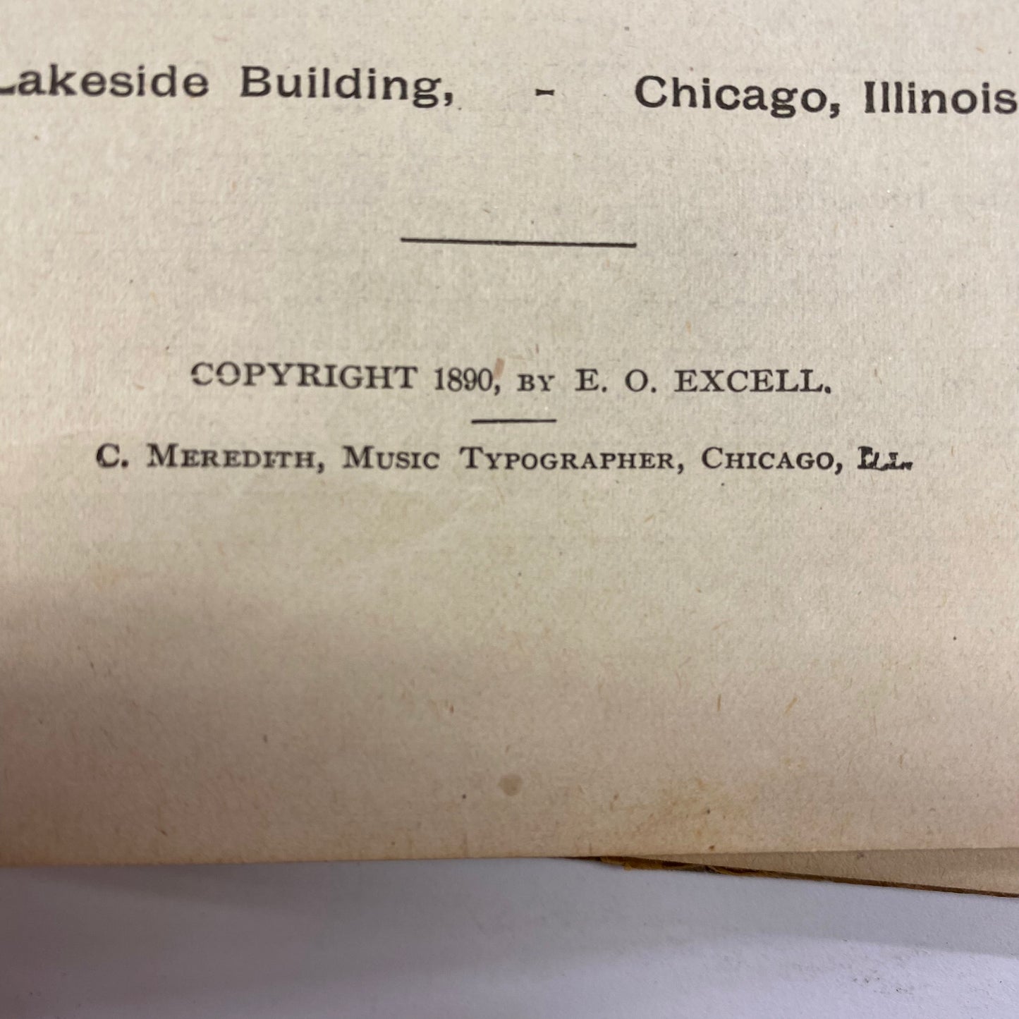 Excell’s Anthems - Various - 1890
