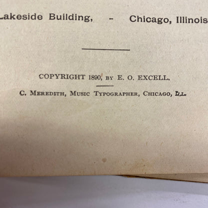 Excell’s Anthems - Various - 1890